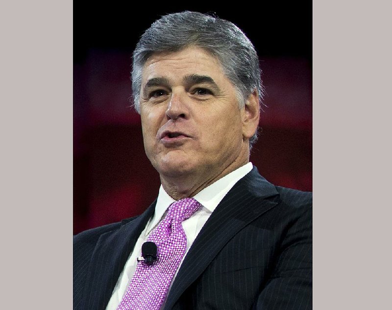 In this March 4, 2016 file photo, Sean Hannity of Fox News appears at the Conservative Political Action Conference (CPAC) in National Harbor, Md. 