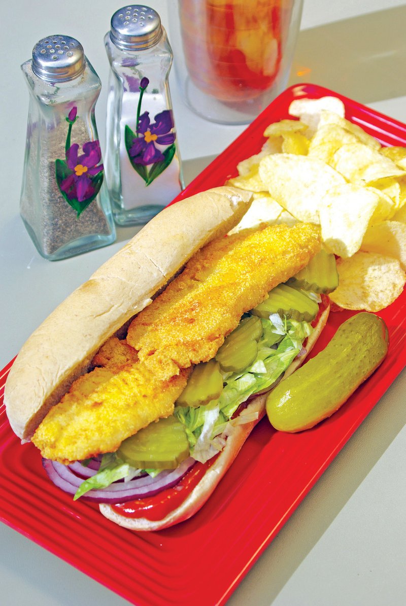 Fish po’boys make a great meal when prepared fresh with fish you caught yourself.