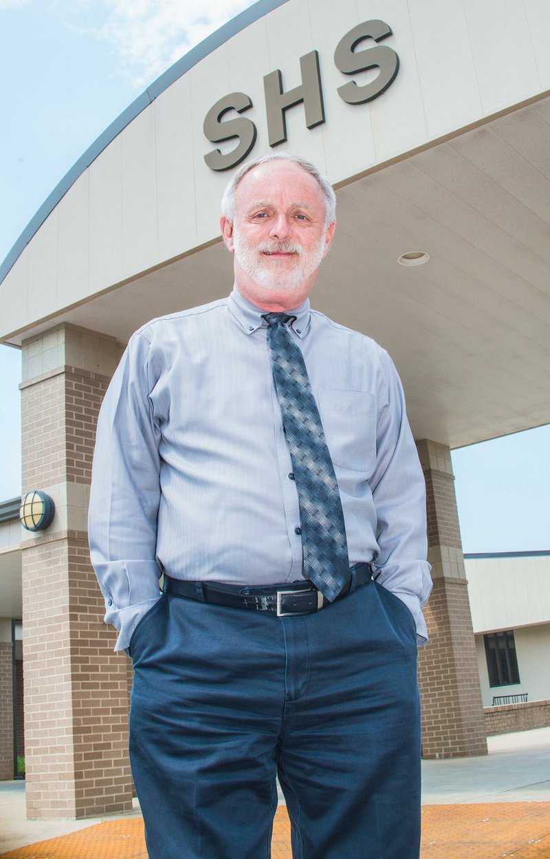 Claude Smith will retire in June after 41 years with the Searcy Public Schools. A native of Walnut Ridge, he began his career as band director at the junior high school and will end it as principal of the high school.