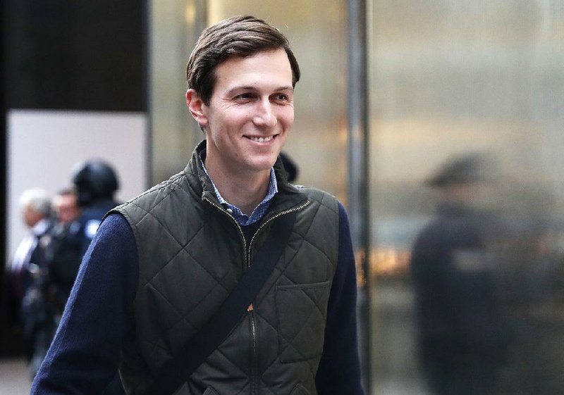 Jared Kushner, son-in-law of President Donald Trump is shown in this 2016 file photo.