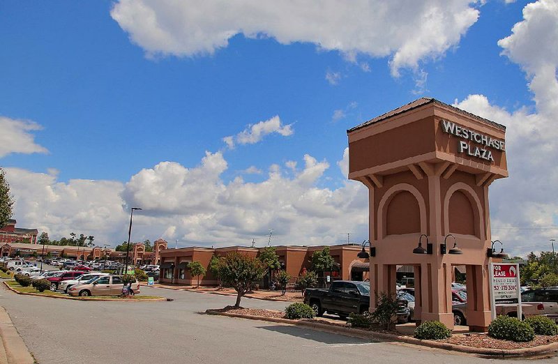 The West Chase Plaza shopping center at 301 N. Shackleford Road in Little Rock sold for $4.5 million last month. 