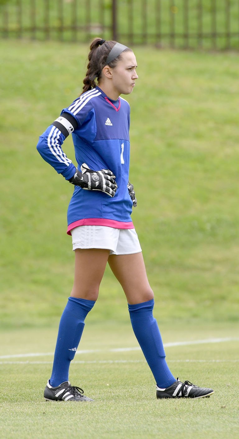 Bud Sullins/Special to Siloam Sunday Siloam Springs senior goalkeeper Anna Claire Lewis was selected to play for the West girls in the Arkansas High School Coaches Association All-Star girls soccer game on June 21 at Estes Stadium on the campus of the University of Central Arkansas in Conway.