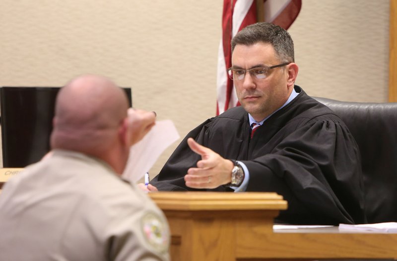 Rogers District Court Judge Chris Griffin is shown in this file photo.