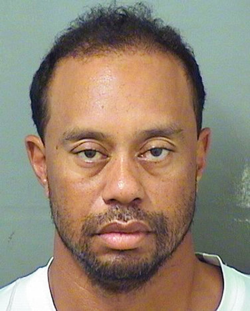 This image provided by the Palm Beach County sheriff's office on Monday, May 29, 2017, shows Tiger Woods. Police in Florida say Tiger Woods has been arrested for DUI. The Palm Beach County Sheriff’s Office says on its website that the golf great was arrested Monday and booked at about 7 a.m. 