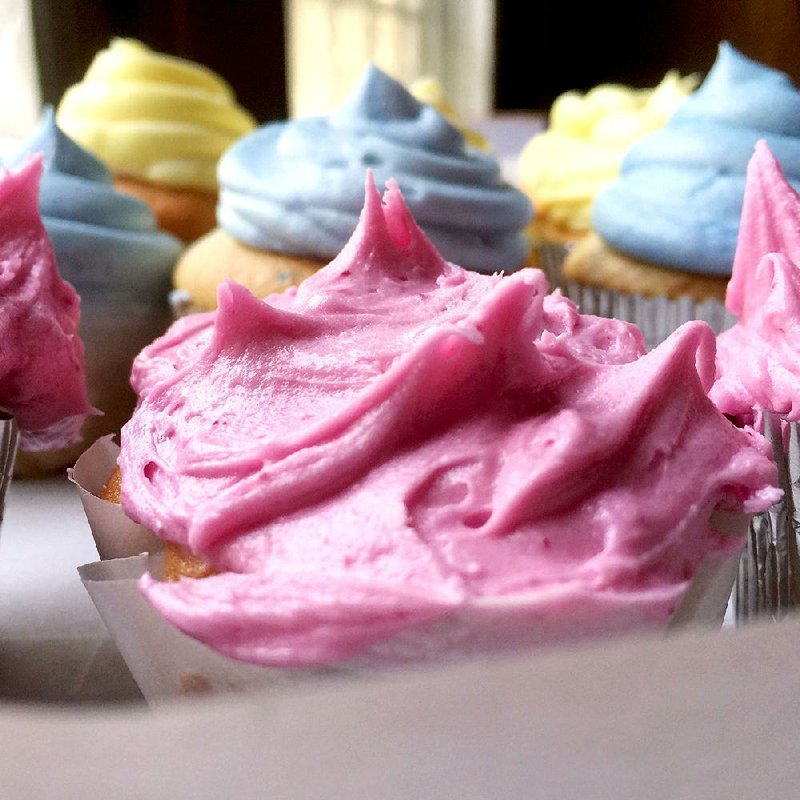 Color Kitchen’s Food Colors From Nature give these cupcakes their cheerful hues. 

