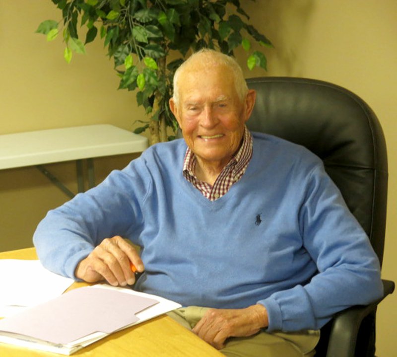Photo by Susan Holland Jack Skillett, of Bella Vista, has announced he will not seek reelection to the Gravette school board when his current term ends in September. Skillett is completing his twentieth year as a member of the board.
