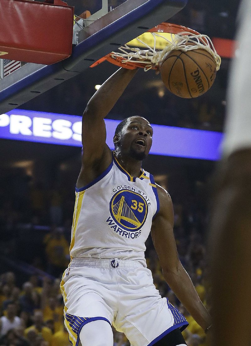 Durant makes his mark in Game 1 of NBA Finals for Warriors