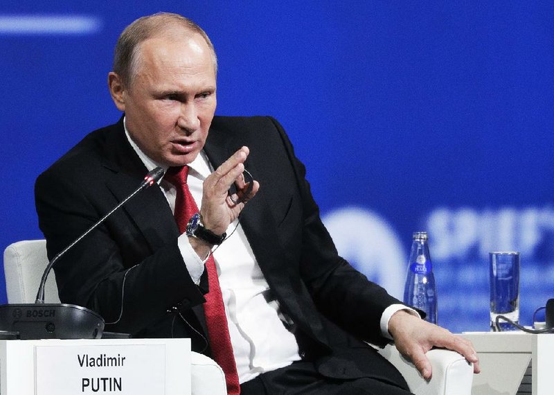 “The problem isn’t us, the problem is inside U.S. politics,” Russian President Vladimir Putin said Friday when pressed about Russian interference in the 2016 U.S. presidential election. 