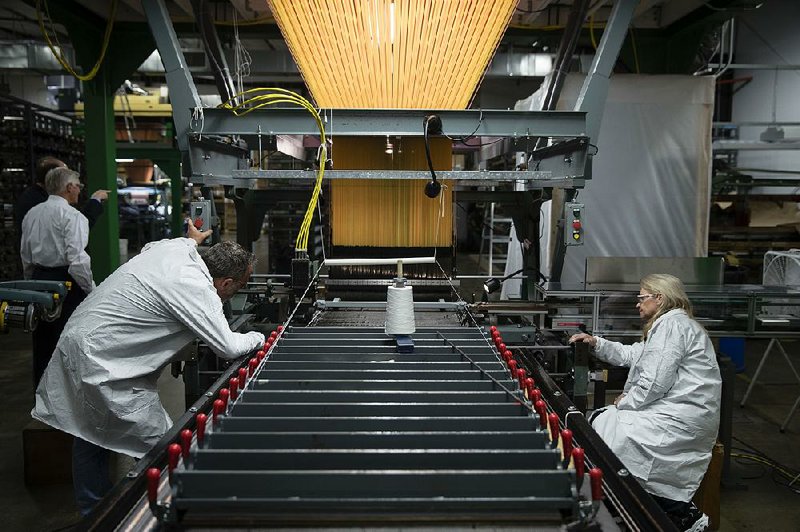 Thermal protection systems for NASA are manufactured at Bally Ribbon Mills in Bally, Pa., in March. U.S. employers pulled back on hiring in May, adding only 138,000 jobs. 
