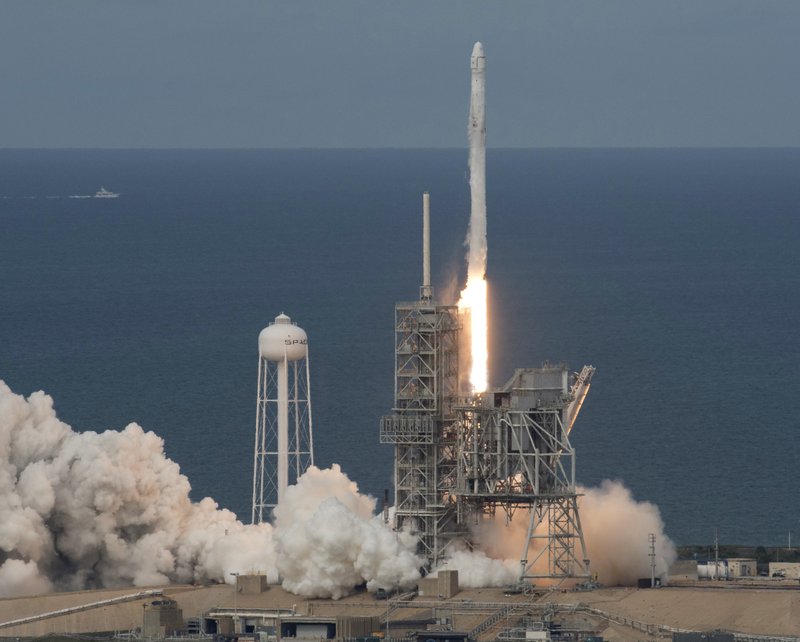 SpaceX launches first recycled supply ship to space station | Hot ...