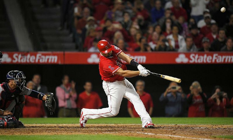 Los Angeles Angels designated hitter Albert Pujols hit the 600th home run of his career Saturday night, a grand slam in the fourth inning off Ervin Santana of the Minnesota Twins.