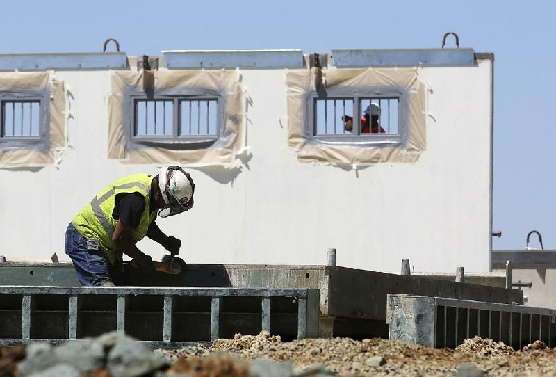 New cells are under construction at Mule Creek State Prison in Ione, Calif., in this 2015 photo. Gov. Jerry Brown’s revised budget projects that it will cost a record $75,560 to imprison each felon in the next fiscal year.