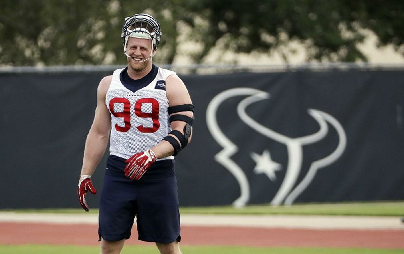 Houston Texans defensive end J.J. Watt tweeted he thinks it was silly for him to be ranked 35th in NFL Network’s top 100 list after last season.