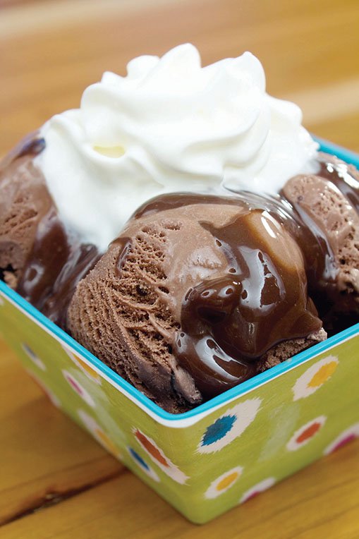 It only takes two to four ingredients to make your own chocolate sauce.