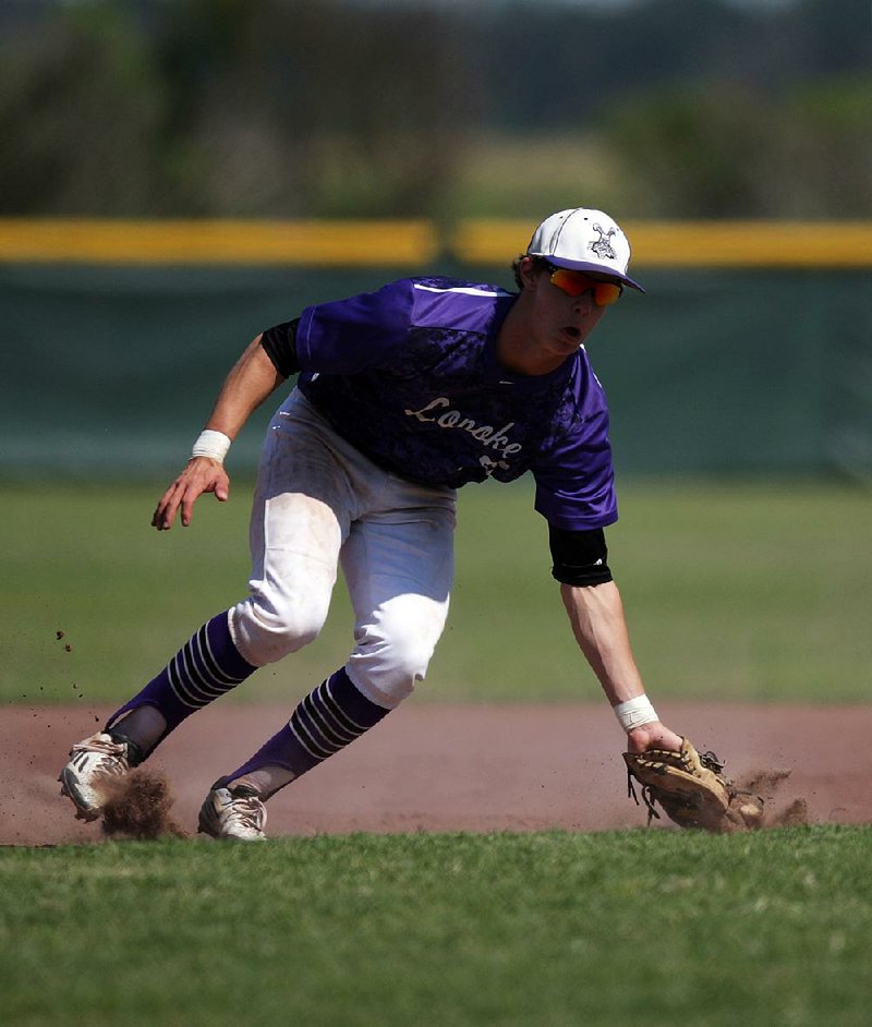 Lonoke infielder Casey Martin had 10 home runs, 13 doubles and batted .595 as the Jackrabbits made the Class 4A quarterfi nals. As a pitcher, Martin had a 5-1 record and struck out 29 in 222/3 innings.