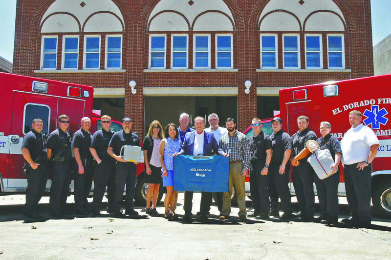Teague Auto Group donates CPR equipment to El Dorado Fire Department