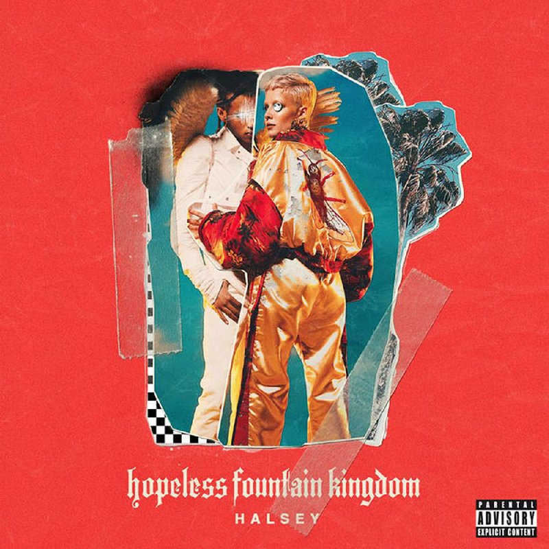 Album cover for Halsey's "hopeless fountain kingdom"