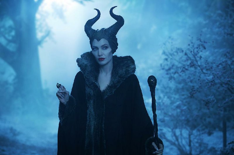 Angelina Jolie plays the title role in Maleficent.