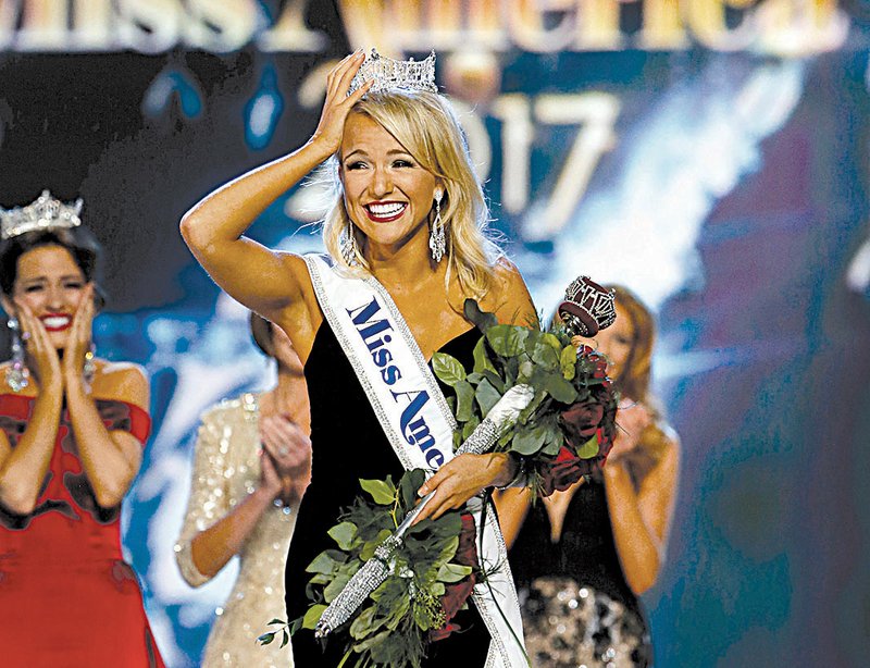 Miss Arkansas Savvy Shields won the Miss America title in September, passing the Miss Arkansas crown to Savannah Skidmore, who had been first runner-up. 