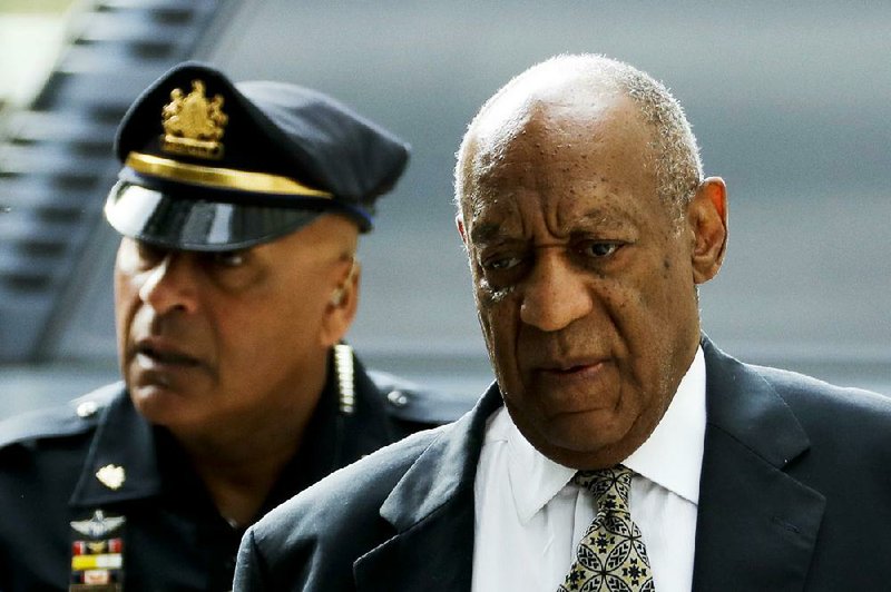 Bill Cosby arrives at the Montgomery County Courthouse during his sexual assault trial, Thursday, June 15, 2017, in Norristown, Pa. 