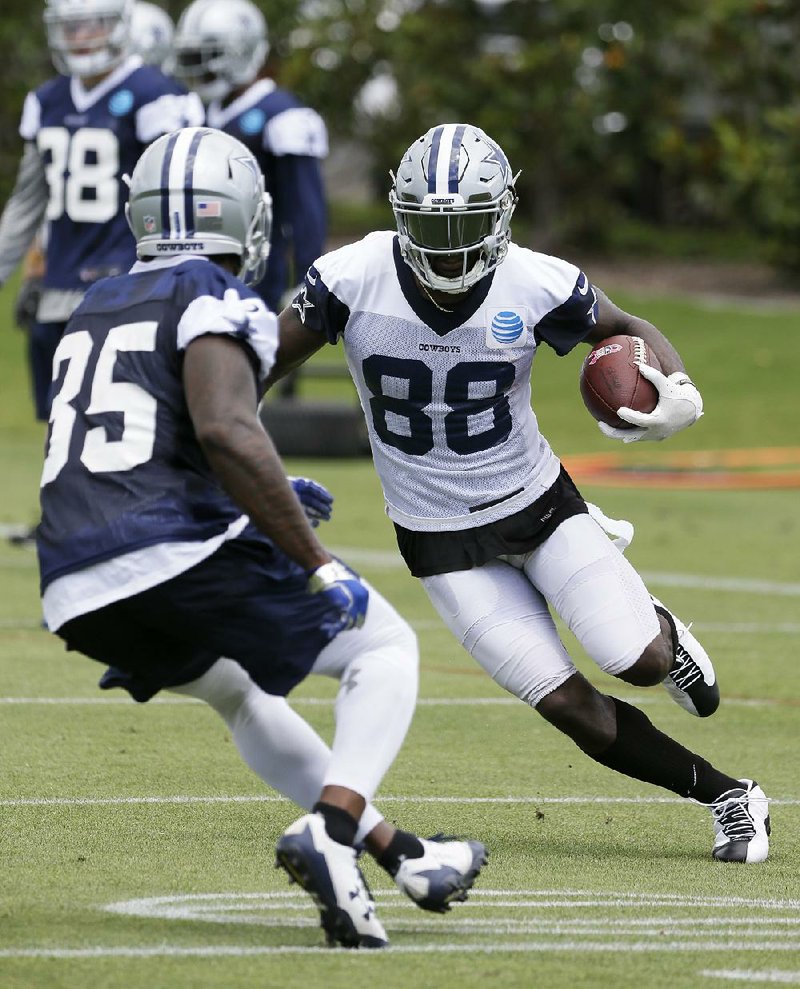 Dallas Cowboys wide receiver Dez Bryant (88) is now the oldest receiver on the Cowboys’ roster and has evolved into being a more mature influence on the team.