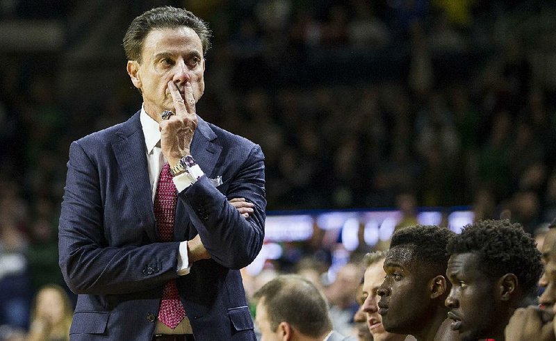 Despite NCAA sanctions, Louisville Coach Rick Pitino said he plans to lead the Cardinals to “multiple championships, not just one.”