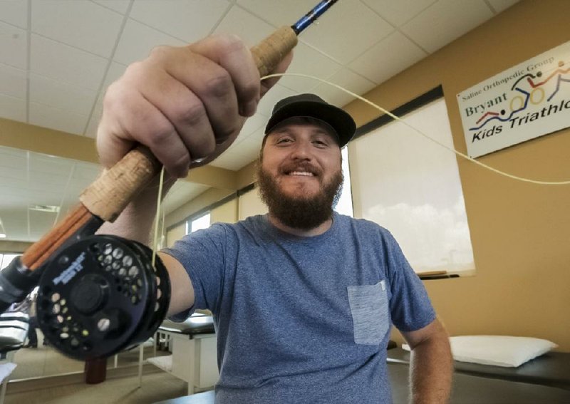 An avid outdoorsman, Cullen Bullard serves as a mentor with The Mayfly Project, a nonprofi t that uses fly-fishing to help children in foster care build character and self-esteem.