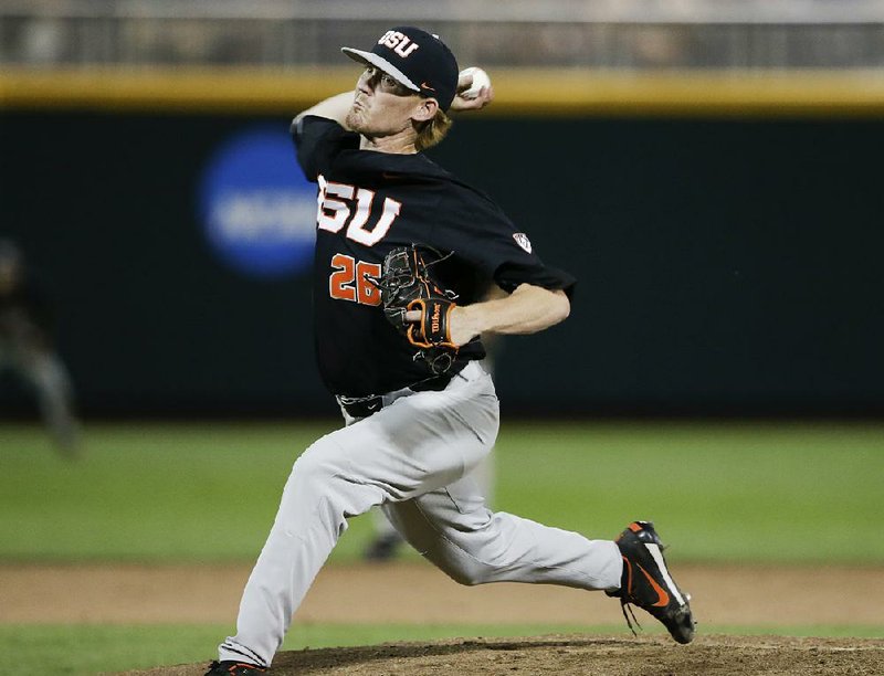 Oregon State pitcher Bryce Fehmel shut down LSU’s bats, allowing 2 hits, 1 run, 3 walks and striking out 3 in a
13-1 victory Monday.
