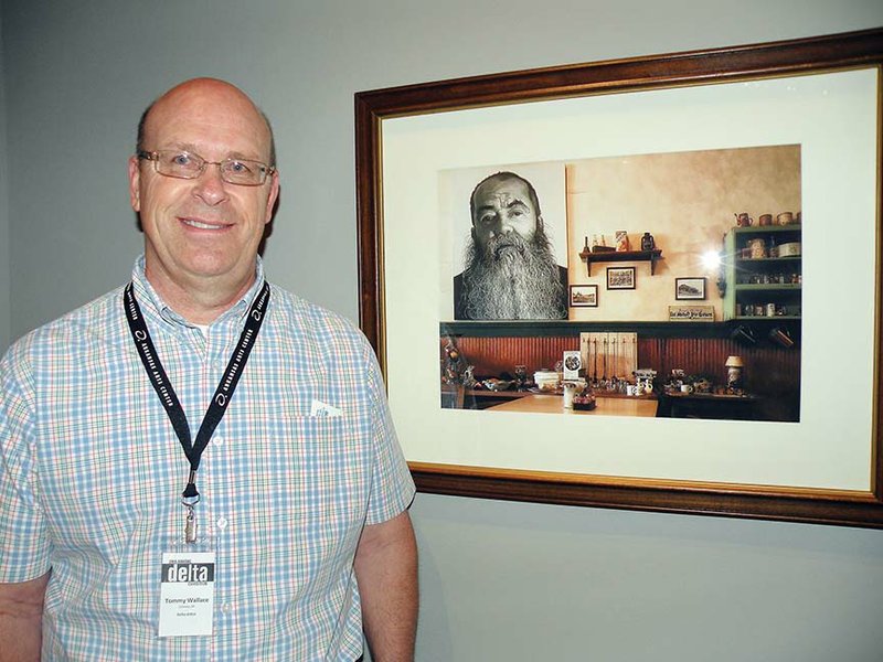 Tommy Wallace of Conway is participating in the Delta Exhibition for the first time. He received an honorable mention for his smartphone photograph, an inkjet print on Entrada Rag Paper titled Leslie Cafe.