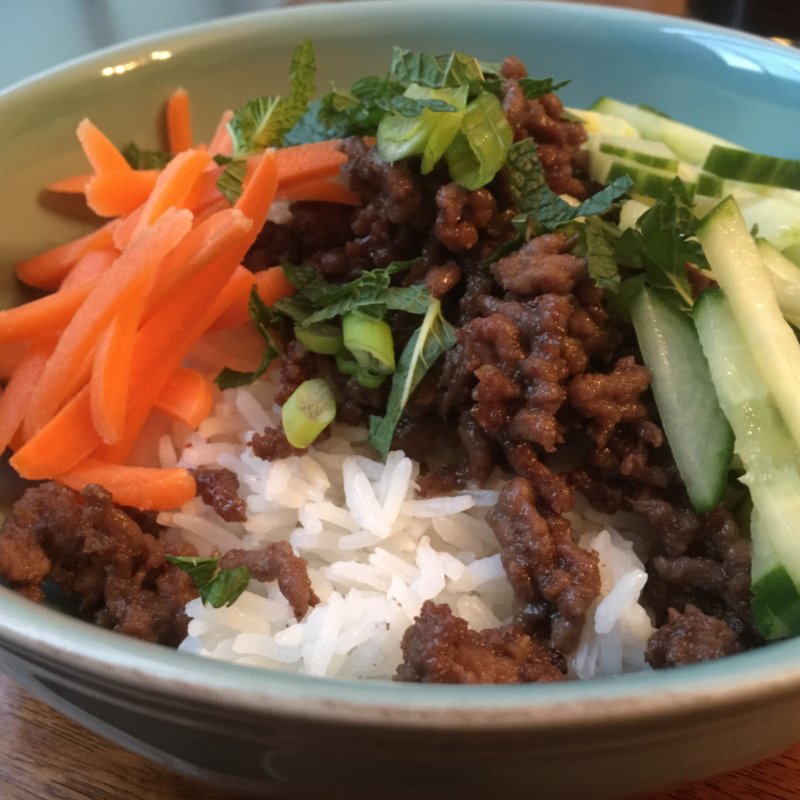 Sweet and Spicy Beef Bowl