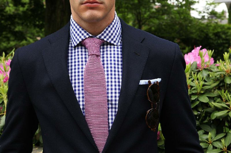 Knit ties are recommended because they are a classic style that knowledgeable dressers appreciate and use to their advantage. 