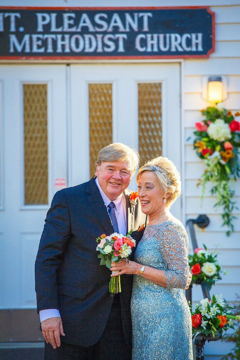 Larry Walton and Brenda Scisson met when she was fresh out of college and a cub reporter. Larry went on to marry someone else, but Brenda held out. They were married the day after Thanksgiving 2014 at Mount Pleasant United Methodist Church in Little Rock. 
