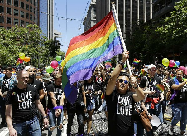 Gay pride parades tinged by protests | Northwest Arkansas Democrat-Gazette