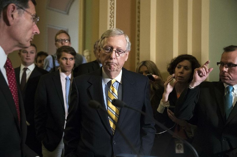 “It’s a big, complicated subject,” Senate Majority Leader Mitch McConnell said Tuesday of the Senate health care bill while expressing optimism that Republicans will come together on a deal.