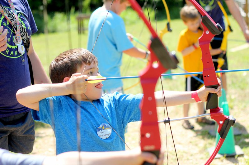 Photo submitted Archery is one of the many activities available at New Life Ranch.