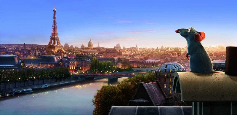Remy (voice of Patton Oswalt) has great gastronomic dreams in Disney-Pixar’s Ratatouille, one of our critic’s picks for the best films of the 21st century.