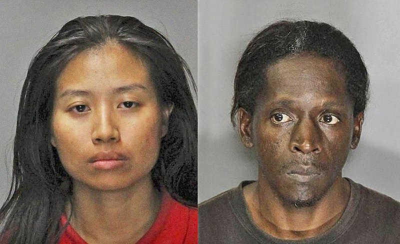 Angela Phakhin (left) and Untwan Smith were arrested in Rancho Cordova, Calif., in connection with child endargerment, which may have led to a 3-year-old girl's death. 