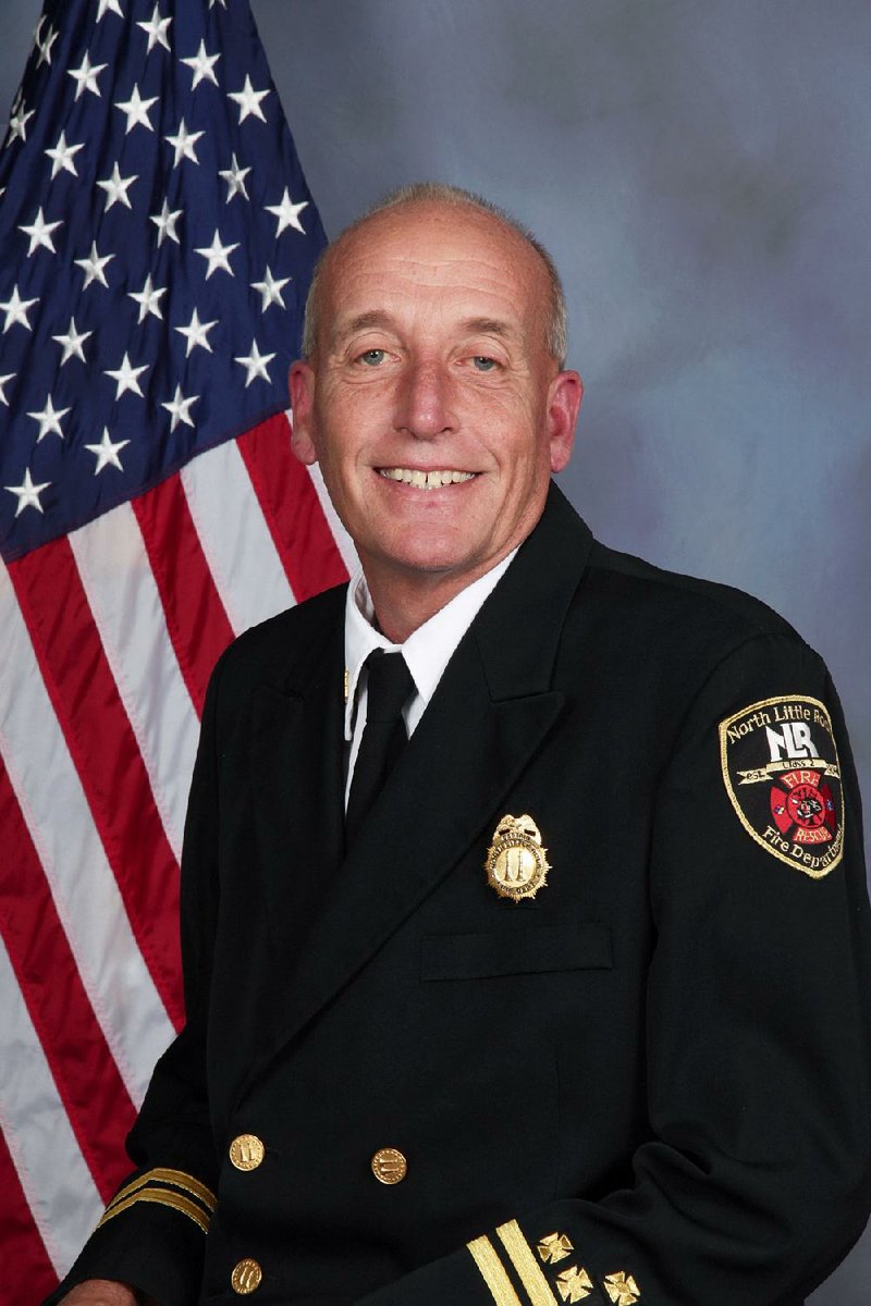 North Little Rock Fire Chief Gerald Tucker