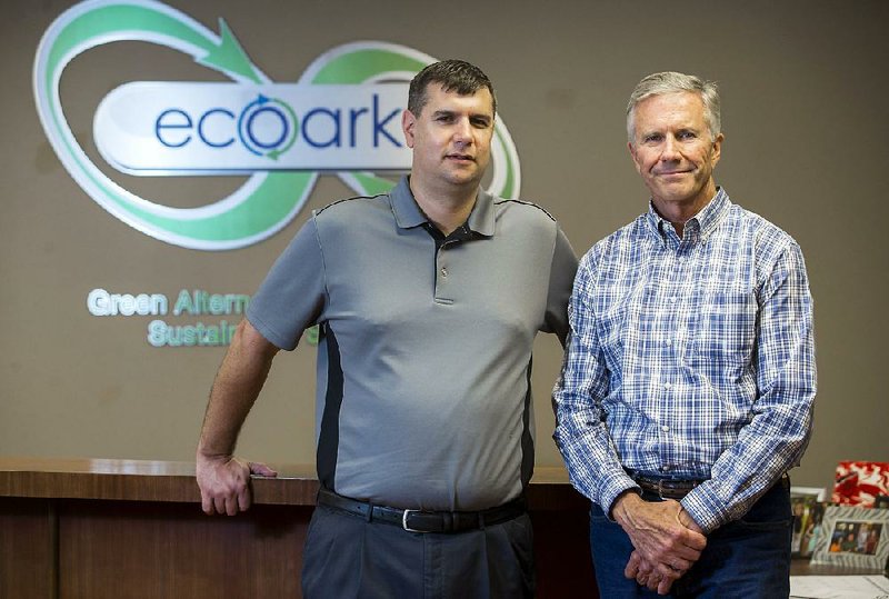 Ecoark Holdings CEO Jay Puchir (left) and Charles Rateliff, chief financial officer, have been working to reshape a Rogers holding company. 
