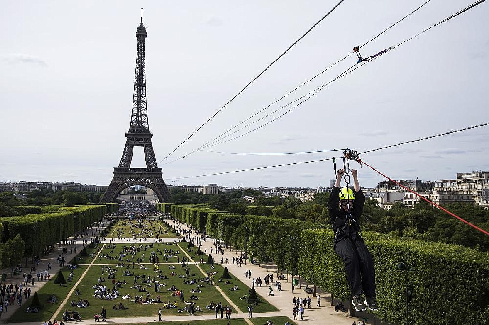 Zip line off Eiffel stunning | Northwest Arkansas Democrat-Gazette