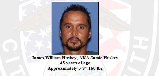 James William Huskey is shown in this photo released by the Fort Smith Police Department.