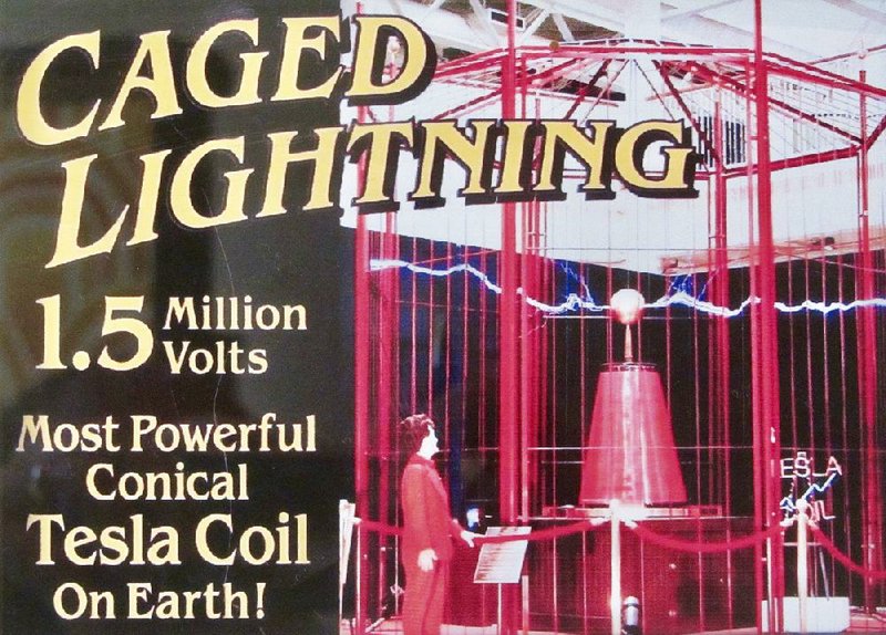At Mid-America Science Museum in Hot Springs, the 20-minute Tesla show takes place several times a day. 