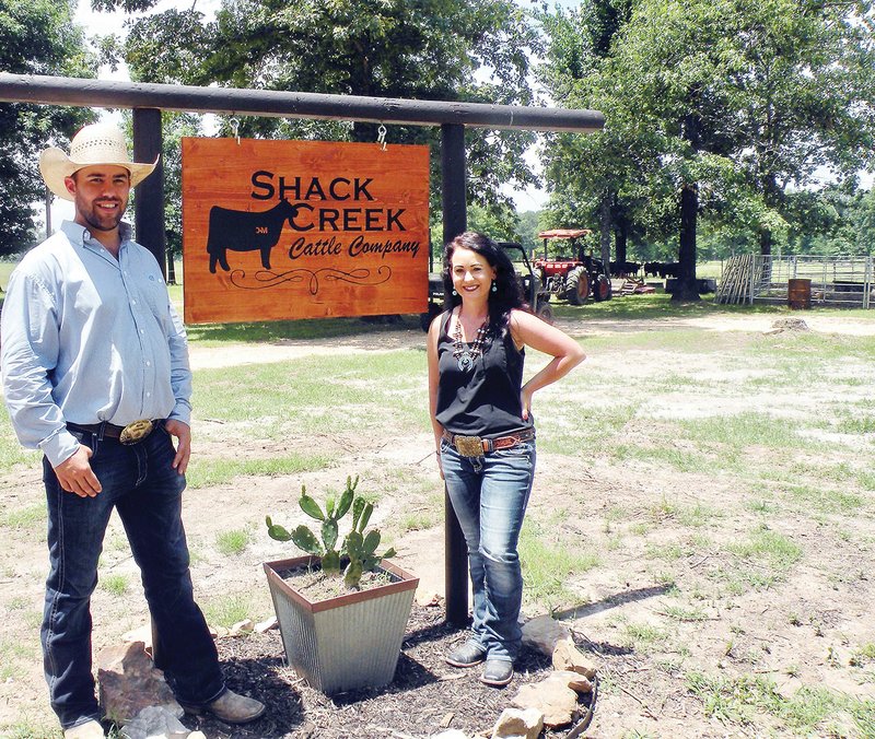 Cody and Meg Harrington of the Shiloh community are the 2017 Grant County Farm Family of the Year. They raise cattle in a cow/calf operation they call the Shack Creek Cattle Co., which is several miles south of Sheridan.