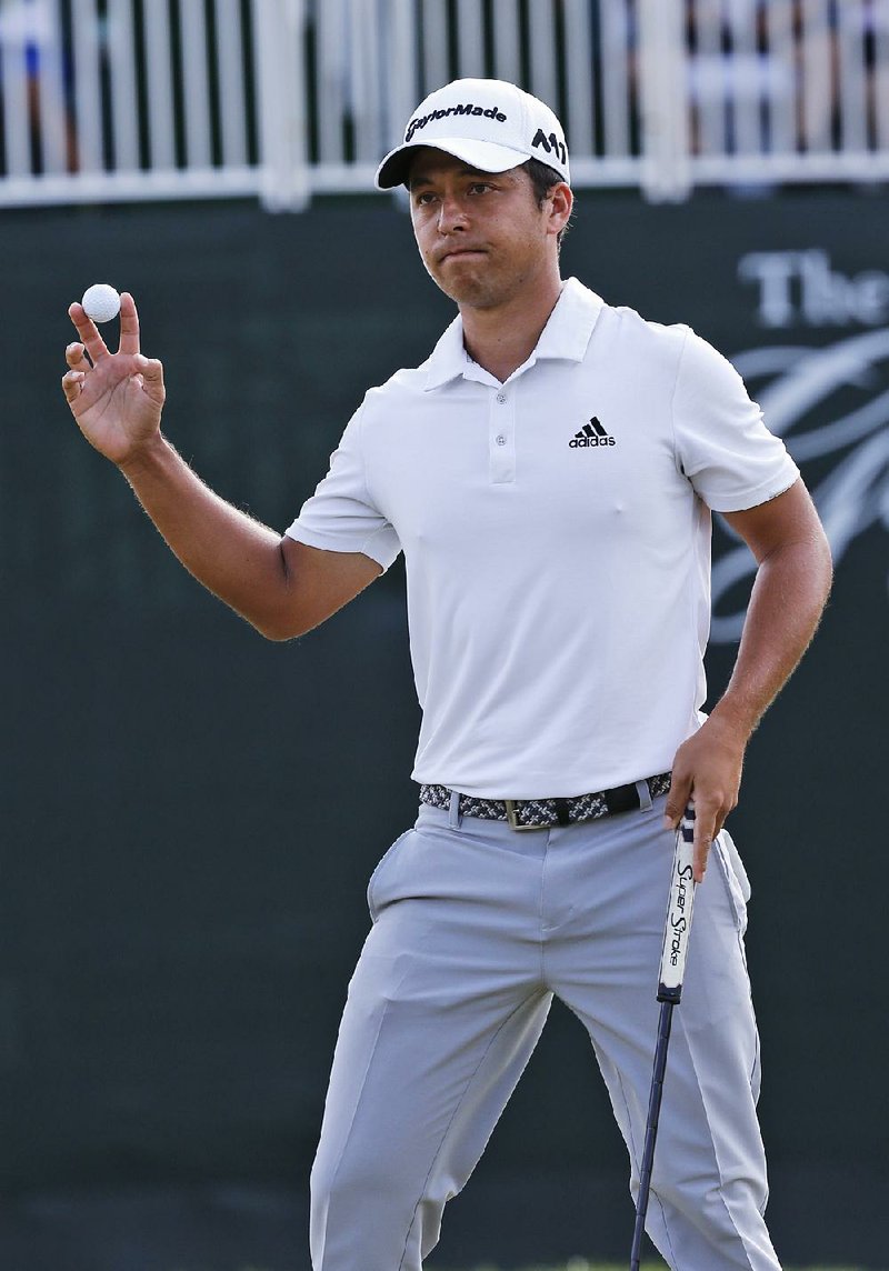 Xander Schauffele was three shots off the lead going into the final round of the Greenbrier Classic on Sunday, but the rookie made a 3-foot birdie on the final hole to close with a 3-under 67 and win for the first time on the PGA Tour.