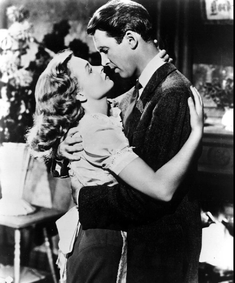 Mary and George Bailey (Donna Reed and Jimmy Stewart) engage in a little anacolutha.