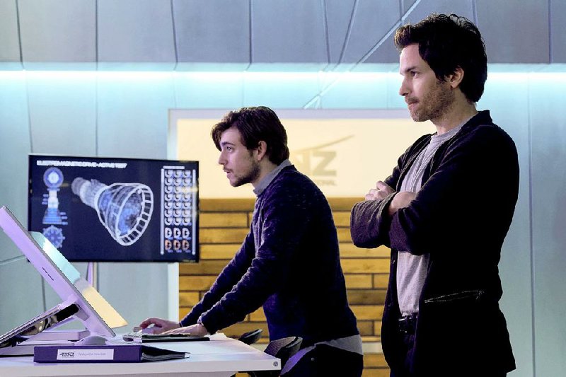 CBS’ new suspense thriller Salvation stars Charlie Rowe (left) and Santiago Cabrera as part of the team trying to prevent an asteroid from destroying Earth.