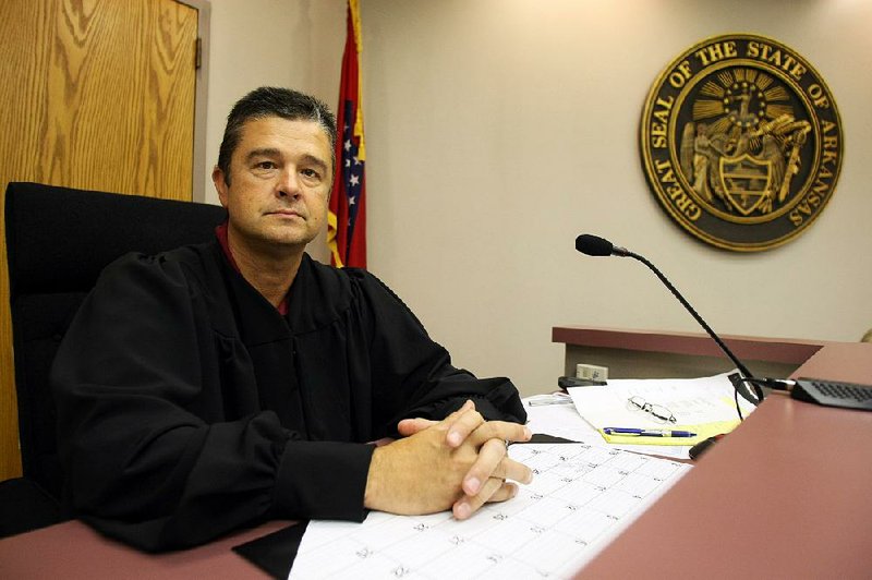 Former Saline County Circuit Judge Bobby McCallister is shown in this file photo.