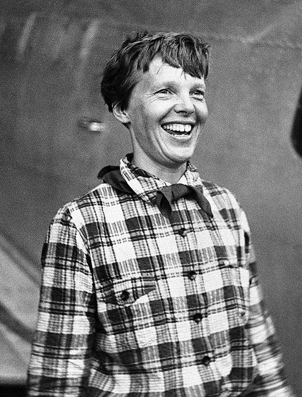  In this June 6, 1937, file photo, Amelia Earhart, the American airwoman who is flying round the world for fun, arrived at Port Natal, Brazil, and took off on her 2,240-mile flight across the South Atlantic to Dakar, Africa. 