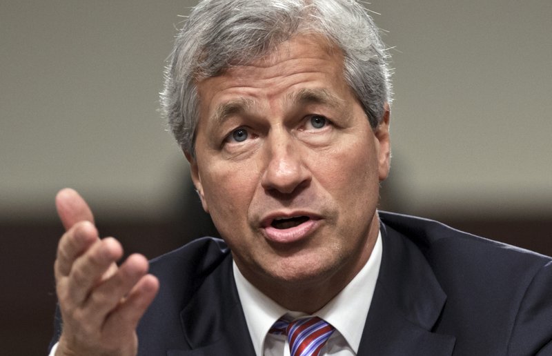 In this June 13, 2012, file photo, JPMorgan Chase CEO Jamie Dimon testifies before the Senate Banking Committee on Capitol Hill in Washington.