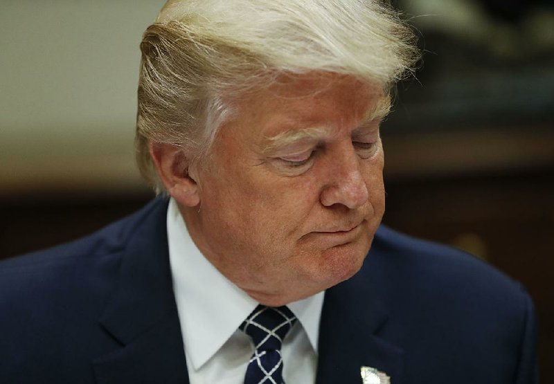 President Donald Trump said Tuesday that he was “disappointed” that the Senate health care bill had failed, but contended “the Democrats are going to come to us” because the current law will falter. 